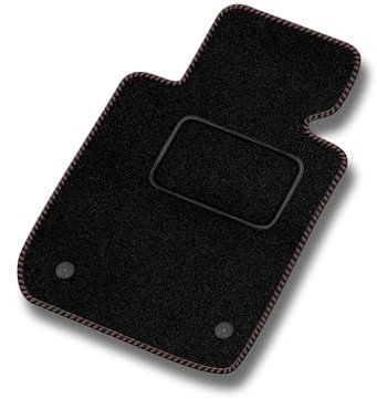 MatsMore Velours Fahrermatte 1-teilig passt für Mercedes-Benz C-Klasse W204 2007-2014 - Standard, Gewebt, Braun Fahrerseite - Erleben Sie neuen Fahrkomfort mit einem Velours- Fahrermatte passend für