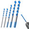 5PCS Concrete Drill Bit Set,Masonry Drill Bits Set,Straight Shank Triangle Carbide Drill Bit Tip,Shockproof Hammer Drill Bit Set for Concrete/Brick/Plastic/Cement/Tile,Sizes(4,5,6,8,10)