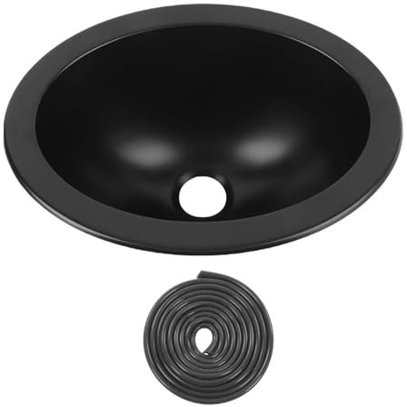 Campervan Round Waschbecken, 304 Edelstahlwaschbecken mit Auslassraum für Wohnmobile, Boot, Yacht -Badezimmerküche, Gebaut für Dauer, Leicht zu Reinigen, Ideal für das Camping