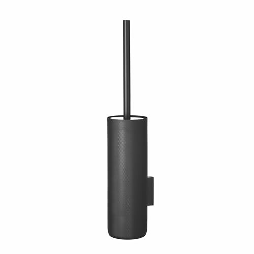 blomus WC-Bürste -MODO ROF- | Farbe Black | mit Wandhalterung | Material: Edelstahl, Kunststoff, Gummi | Maße: Ø 8,5 cm, H 49 cm | Design: Nina Thöming