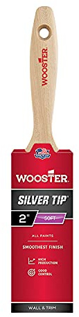 Wooster Brush 5222-2 Silver Tip Paintbrush, 2-Inch, Polyester, 2 inch