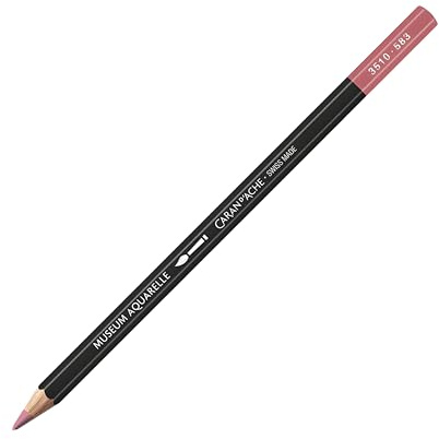 Caran d'Ache Museum Aquarelle Pencil, Violet Pink (3510.583)