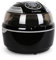 KLARSTEIN Vitair Hot Air Fryer - Deep Fryer, Grilling, Baking, Roasting, Halogen Heating, 1400 W, 9 l, Infrared Element, Manual/Automatic Programs, Easy Clean, Black