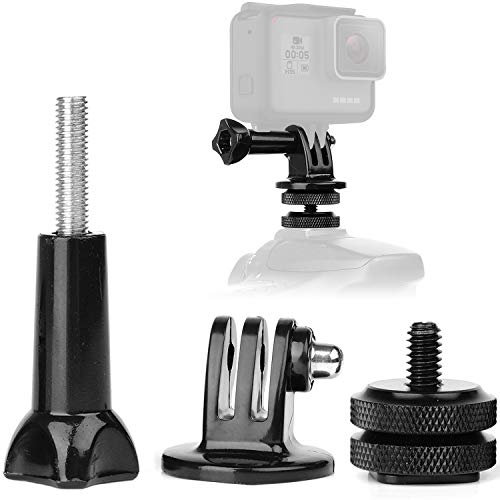 Anwenk Kamera-Blitzschuh-Adapter, kompatibel mit GoPro-Adapter, Gopro Hero 7, 6, 5, 4, Befestigung an Gopro DSLR-Kamera oder Ringlicht-Fotografie.