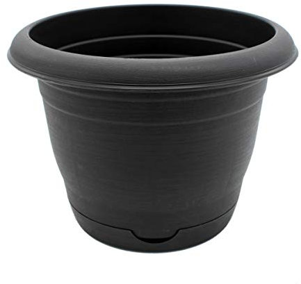 DARO DEKO Kunststoff Blumentopf 1 Stück 12,5 L - anthrazit
