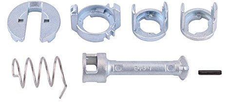 Keenso Kit de reparación de bloqueo de puerta, delantero izquierdo, derecho Kit de reparación de cilindro de bloqueo de puerta Piezas de repuesto