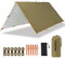 ADIKING Camping Tarp 126 x 118in Waterproof Portable Hammock Tent Tarps Lightweight Anti-UV Rain Shelter For Camping Hiking Outdoor Activities (Brown)