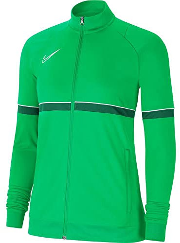 Nike Femme Women's Academy 21 Track Jacket, LT GREEN SPARK/WHITE/PINE GREEN/WHITE, M EU