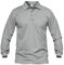 MAGCOMSEN Men's Breathable Polo Shirts Quick Dry Casual Work Shirt Moisture Wicking Sports Polo with Button Light Grey, XL