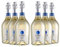 SAN MARTINO VINI Undici Bianco Spumante Millesimato Exra Dry, 6 Bottiglie Vino Frizzante x 750 ml, Vino Bianco d'Annata, Gusto Fresco, Ideale con Piatti di Pesce e Aperitivo, 11% Vol