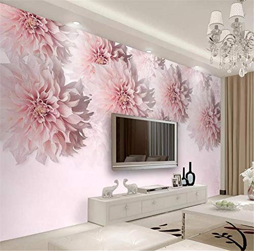 3d Tapete Schöne Romantische Chrysantheme Wohnzimmer Schlafzimmer Hintergrund Wanddekoration Wandbild Tapete-400*280cm