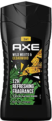6er Pack - Axe Duschgel - Wild Green Mojito & Cedarwood - 250ml