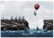 wandmotiv24 Poster als Wanddeko, Größe 100x70cm, Pinguin, Hai, Motivation, Moderne Wanddeko, Wandbilder, Deko, Bild M0213