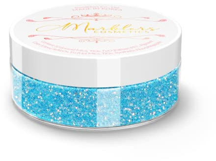 MARBLERS Cosmetic Grade Fine Holographic Glitter [Rainbow Sky] 0.18oz (5g) | Non-Toxic | Vegan | Cruelty-Free | Eyeshadow, Nail Polish, Nail Art | Festival, Rave & Party Makeup | Body & Face