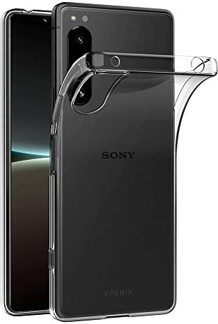 AICEK Kompatibel mit Sony Xperia 5 IV 5G Hülle, Transparent Silikon Handyhülle für Sony Xperia 5 IV 5G Hülle TPU Schutzhülle Bumper Crystal Clear Case