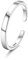 Chriscoco 925 Silber Ringe für Damen Verstellbare Ring Bandring Verlobungsring Eheringe Daumenring Verstellbar Offener Ring für Damen Herren 2MM