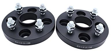 SHLPDFM 2 Stück 20mm Spurverbreiterung Distanzscheiben Set Ø54,1 4x100mm mit 8 Stück Radschrauben M12x1,5 für Mazda MX5 Mk1 Mk2