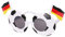 Toddmomy Fußball-Partygeschenke Gefälligkeiten für Sportpartys Fußballbrillen Polsterzubehör Sportbrille Sonnenbrille Artikel für Fußballfans Fußball-Brille bilden Gläser Partybedarf