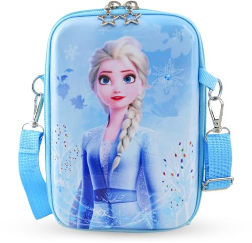 Heartsking Blue Kinderhandtasche, Tasche Schultertasche Umhängetasche Mädchen Geschenke Girl Prinzessin Schulrucksack mit Verstellbarem Gurt für Mädchendekoration