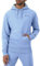 Champion Men's, Powerblend, Fleece Hoodie, Comfortable Sweatshirt, Logo (Reg. Or Big & Tall) Hooded, Plaster Blue Small Script, L