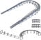 Technik Zug Bahngleis Baustein, City Zug Power Functions Kit Zug Gleisverbiegung Schienen Zubehör Klemmbausteine (Typ A)