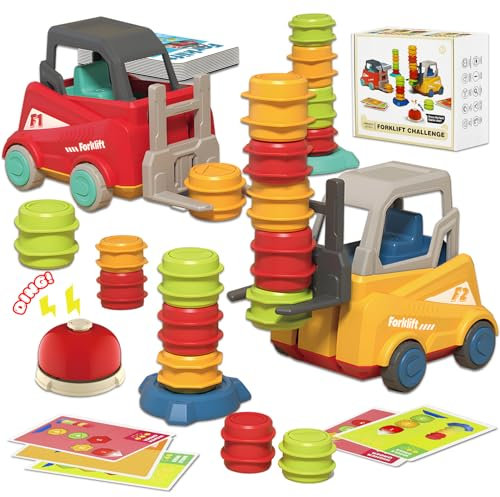 TaimeiMao Gioco di Trasporto del Carrello Elevatore,Gioco di Trasporto del Carrello Elevatore per Bambini,Gioco di Impilamento del Carrello Elevatore,Ingegneria del Carrello Elevatore