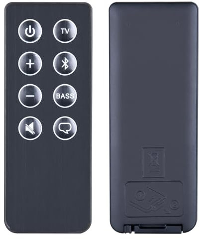 TCNOUMT Nuovo telecomando soundbar di ricambio compatibile con Bose Solo 5 10 15 Series II TV Sound bar 740928-1120 410376 418775 Soundbar Home Theater