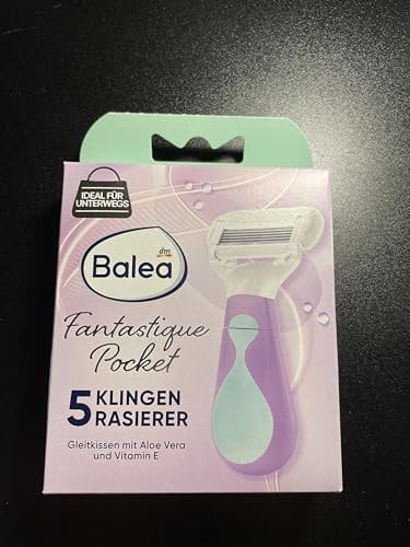 Balea Rasierer Fantastique Pocket 5 Klingen, 1 St