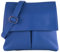 modamoda de T63LEDER Damen Leder Umhängetasche Schultertasche handmade in Italy, Farbe:Signalblau