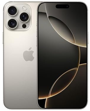 Apple iPhone 16 Pro, 128GB, Titanio Naturale (Ricondizionato)