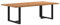 vidaXL Esstisch mit Baumkanten 240x120x74 cm Massivholz Eiche Rechteck, Küchentisch, Restauranttisch, Tisch Restaurant, Esszimmertisch, Bistrotisch