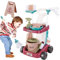Besen und Putzset für Kinder, Besen und Besen, Set für Kinder, Reinigungsset für Kinder Die Reinigungswagen umfassen Besen, Staubwedel und Schaufel Verbessern die Fantasie und Geschicklichkeit