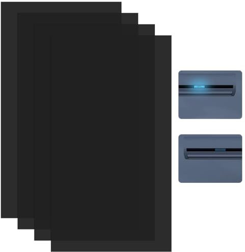 RAXLUPO 4 pièces Light Blackout stickers Light Dimming Sticker Filtres LED de Gradation de Lumière 50% ~ 80% Couvercles À Led Atténuants De Lumière Pour Électroniques Découpe DIY disponible