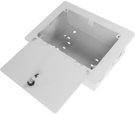 Housoutil Wetterfester Leistungsschalterkasten Für Außenbereich Metallanschlusskasten Spritzwassergeschützt Projektanschlusskasten 30 Paar Tv/telefonanschlüsse