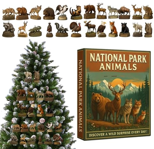 Weihnachtskalender der Nationalparks – 100 ml pflegendes Shampoo | Kontrolle von Haarölen für Männer Frauen Erwachsene Pflege des Kopfleders Volumeneffekt Reinigung zu Hause