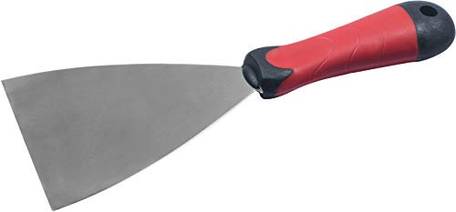 Connex Malerspachtel 100 mm - Ergonomischer 2K-Griff & Klinge aus rostfreiem Stahl - Zum Verspachteln & Abkratzen von Farbe oder Tapete / Universalspachtel / Griffspachtel / COX880300