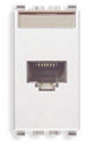 Vimar Eikon Serie – Presa RJ45 Netsafe Cat5e UTP Bianco