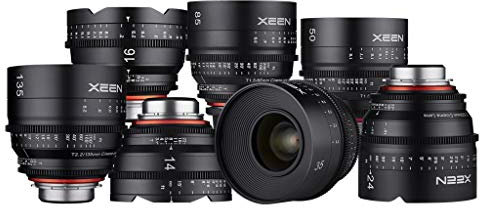 XEEN Cinema 24mm T1,5 Nikon F Vollformat Objektiv MF Cine Video Lens für hohe Auflösungen mit Follow Focus Zahnkränze