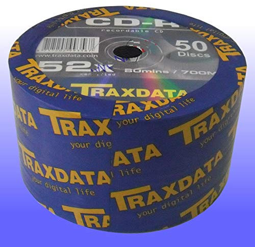 CD-R 80 Min/700 MB TRAXDATA 52x Shrinkpack 50 Stück