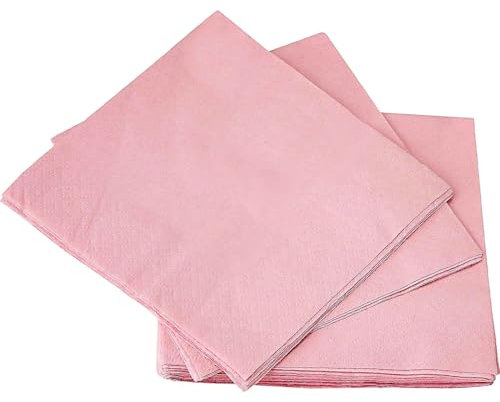 Unique Party - 30871 - Serviettes en Papier - 13 cm - Rose Pastel