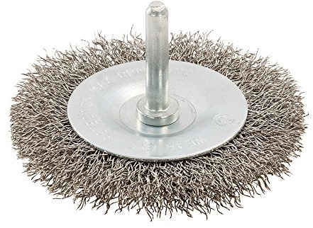Silverline 357148 Rotary Stainless Steel Wire Wheel Brush 75 mm