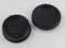vhbw set di copriobiettivi compatibile con Nikon D3400, D4, D3100, D3200, D3300, D4s, D500 fotocamera - Tappo posteriore e per corpo macchina Nero