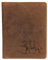 Greenburry Vintage Leder Schreibmappe DIN A5 Braun 22x18x3 cm
