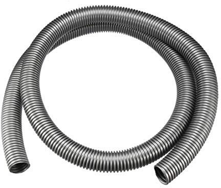 N/A 40 mm 2 M EVA Tubo flessibile per aspirapolvere centrale Tubo Aspirapolvere prolunga accessorio Grigio