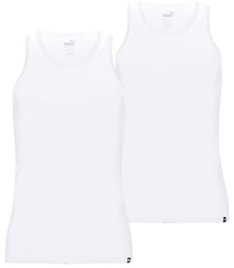 PUMA 2 er Pack Basic Tank Top Men Herren Unterhemd Rundhals