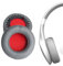 V-MOTA Almohadillas compatibles con Motorola SH012 SH013 BK Pulse Escape + auriculares inalámbricos Cascos iP54, piezas de reparación de cojines de repuesto (almohadillas grises, 1 par)