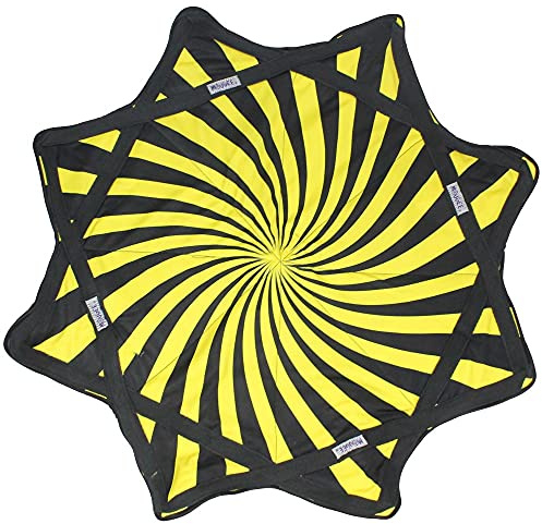 Zeekio Mougee Star - Flow Star - Jonglier- und Geschicklichkeitsspielzeug (Bumble (Schwarz und Gelb))
