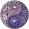 UNIDRAGON Original Holzpuzzle — Mandala Overarching Opposites, 700 Teile, Royal Größe 17.7x17.7 Zoll (45x45 cm) Schöne Geschenkverpackung, Einzigartige Form Erwachsene und
