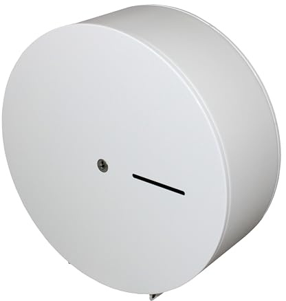 Racon 123 359 MW GR Quattro Toilettenpapierspender, Weiß, 30cm Durchmesser, 320mm Höhe, 320mm Breite, 125mm Länge