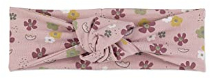 Sterntaler Baby Mädchen Stirnband - Baby Stirnband Knoten, Jersey Baumwolle mit Print, ecru, 49, 1 stück